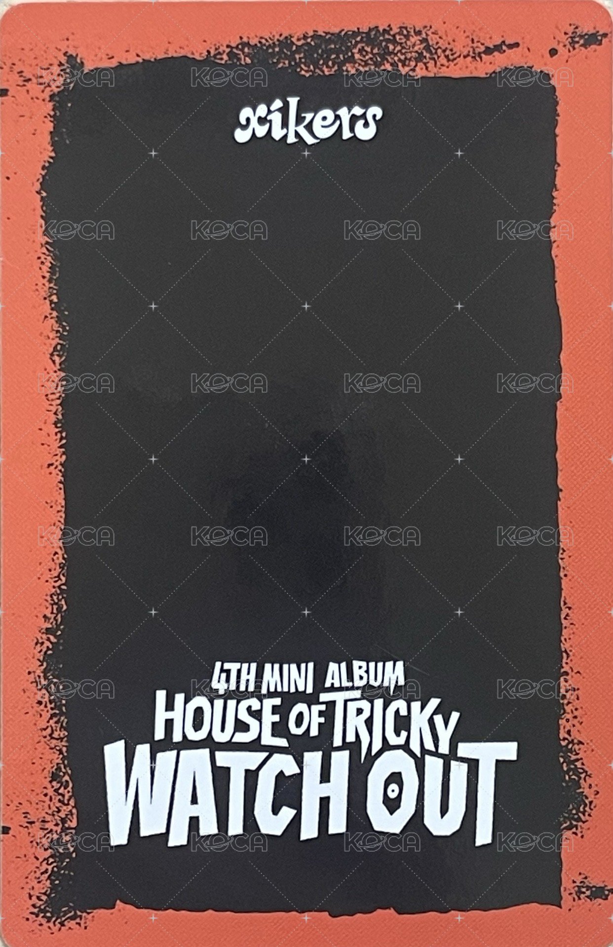 迷四 Album photocard HIKER ver. Back