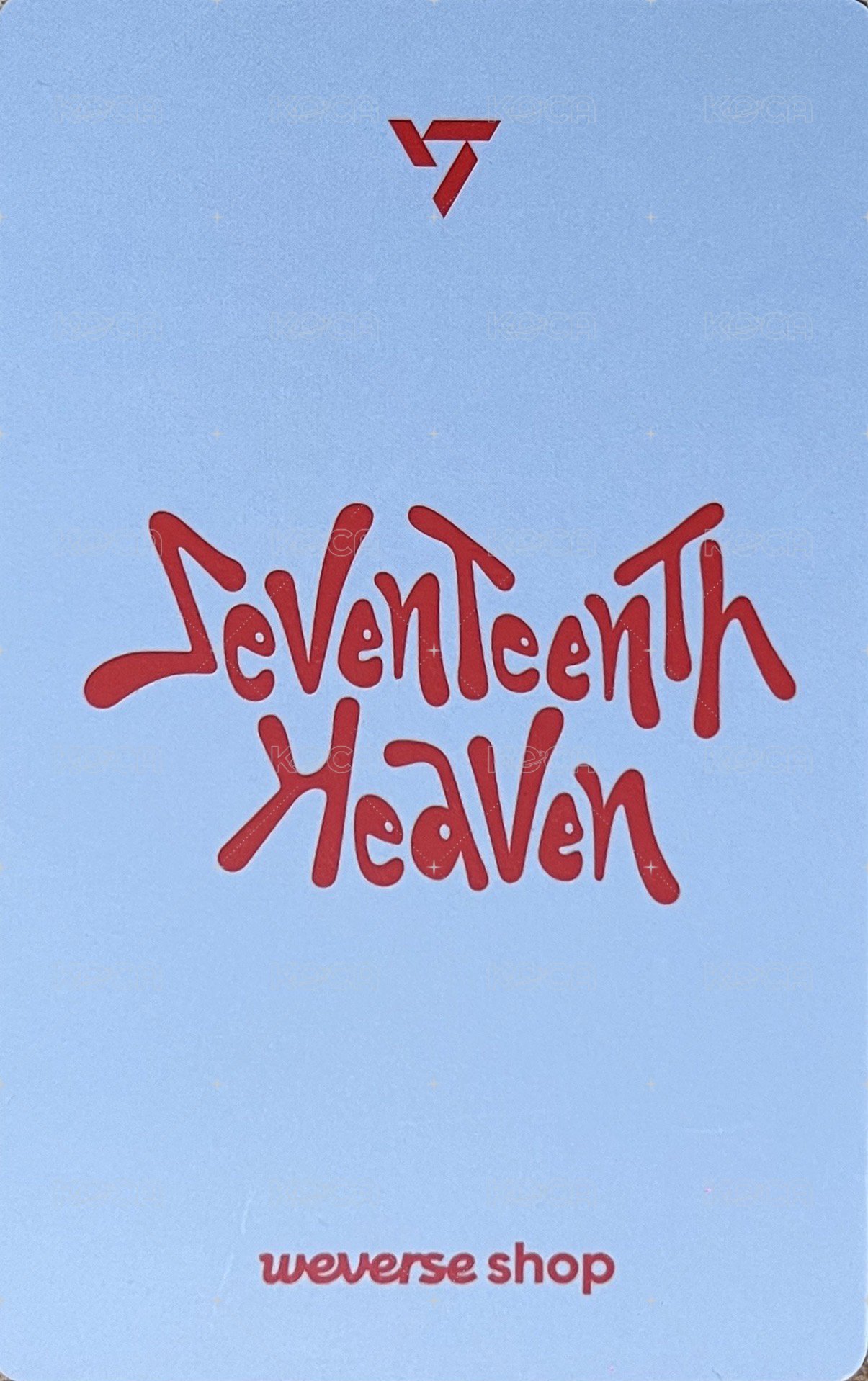 MINI11 wvs 特典卡  背面