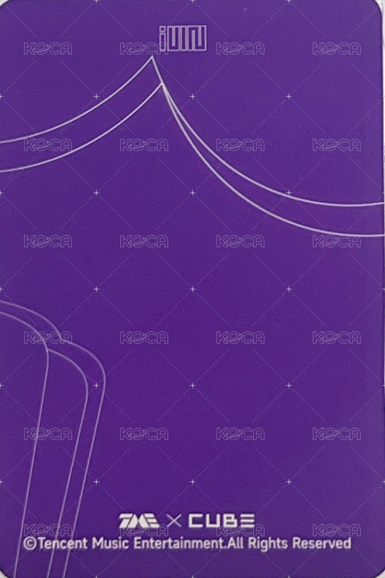 QQ音樂 星光卡 3星 2.0 背面