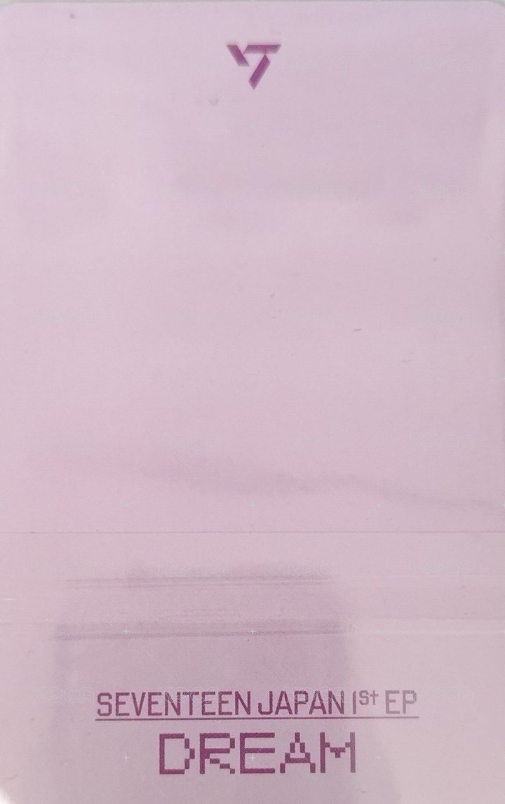 DREAM 專輯卡 C盤 背面