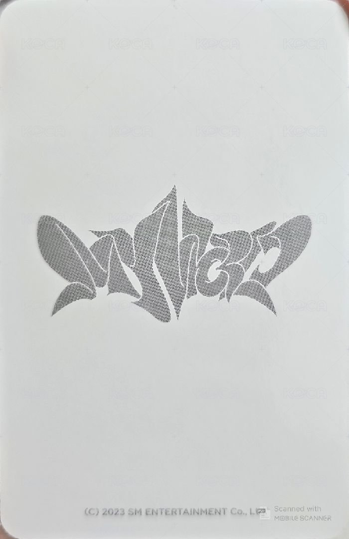 MY WORLD 周邊卡 快閃明信片書冬 背面