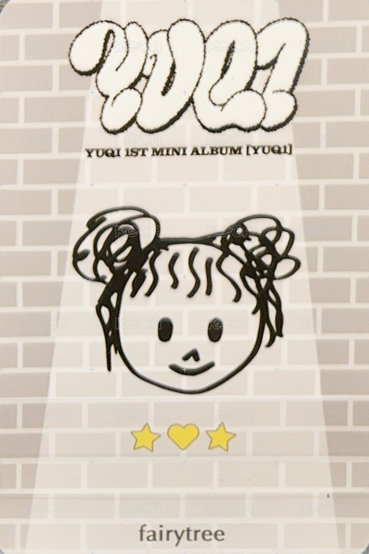 YUQ1 仙女樹 幸運卡  背面