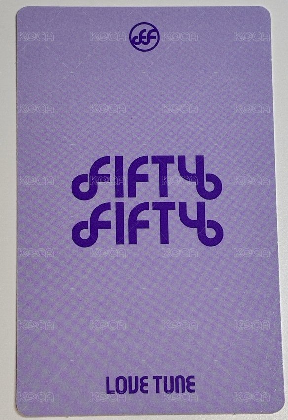 Love Tune 專輯卡 TUNE ver 背面
