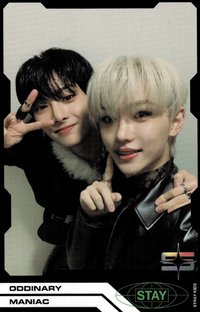 ODDINARY 專輯卡 黑版雙人卡