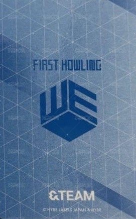 WE 隨機卡  背面