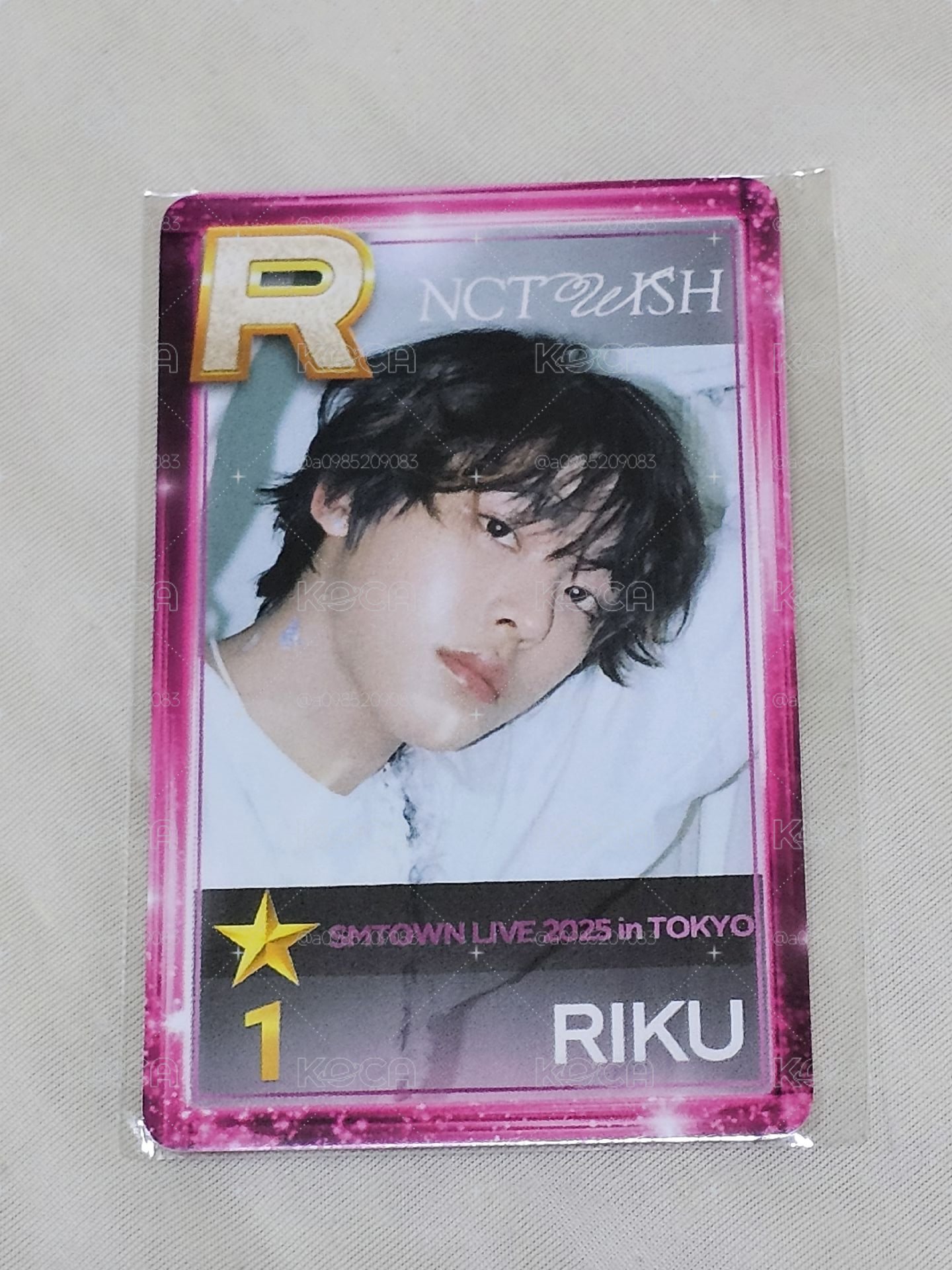 SMTOWN 東京遊戲卡 NCT WISH RIKU 前田陸