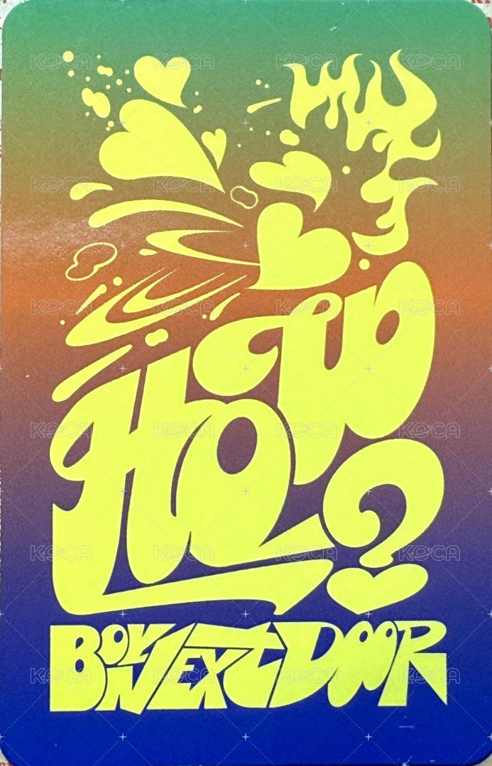 HOW? CU 特典卡 6 背面