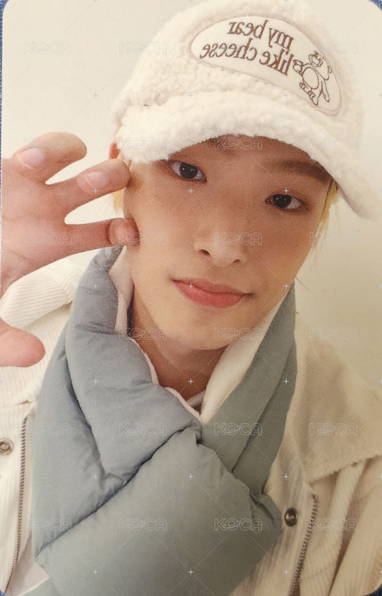 ATEEZ WINTER SPECIAL MD : SNOWMAN FACTORY  sw 周邊卡 PHOTOCARD BINDER 正面