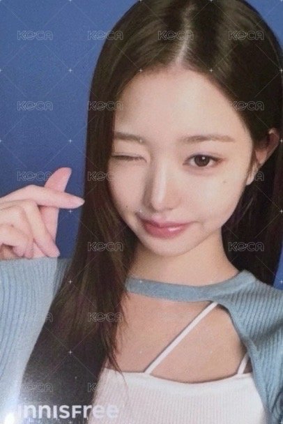 代言卡 員瑛 innisfree 正面