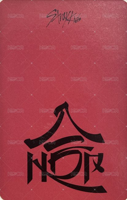 合(HOP) bdm 特典卡  背面