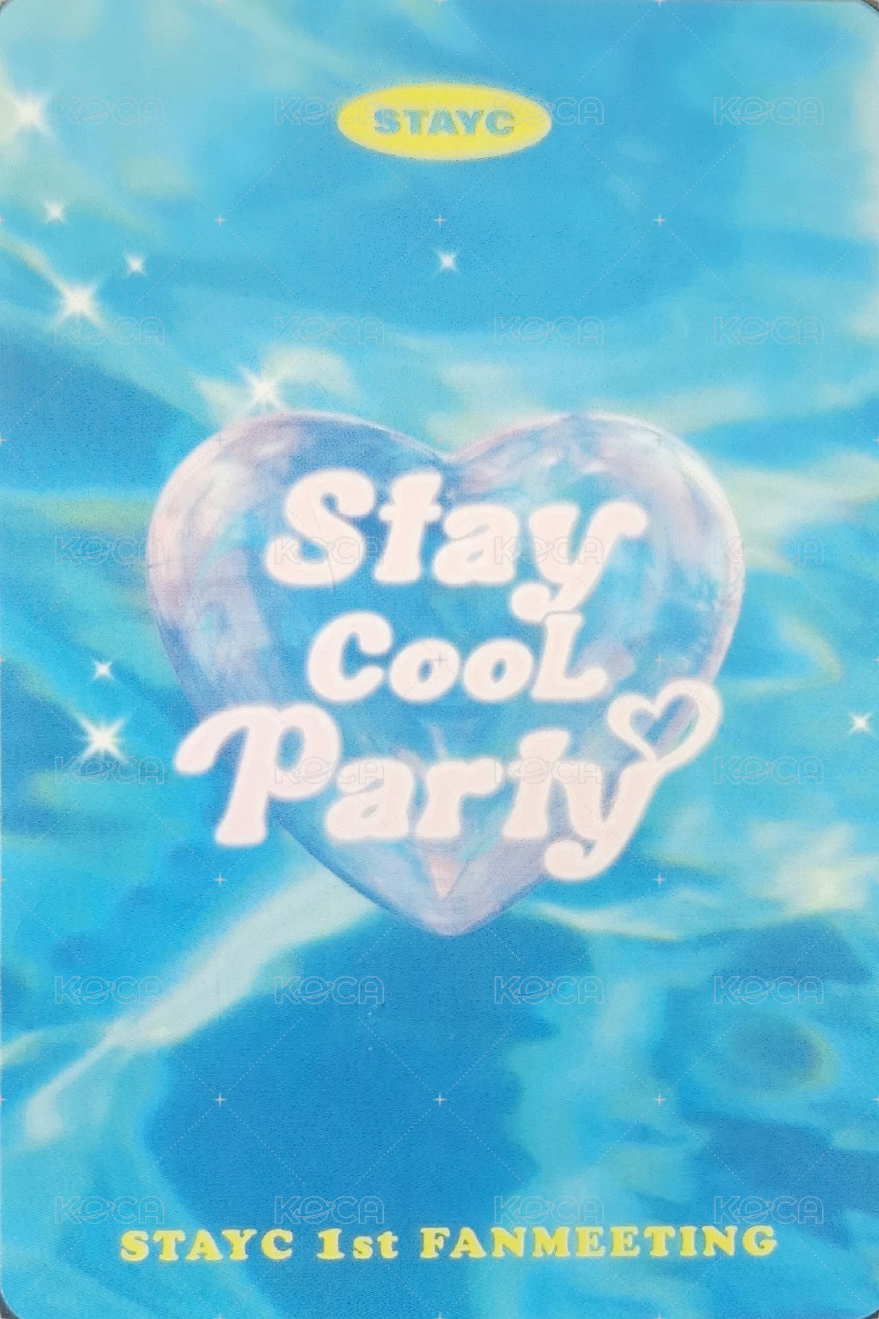 1st FM 周邊卡 卡套卡 背面