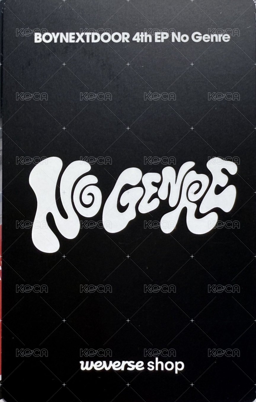 No Genre wvs 特別禮 特典卡 6 背面