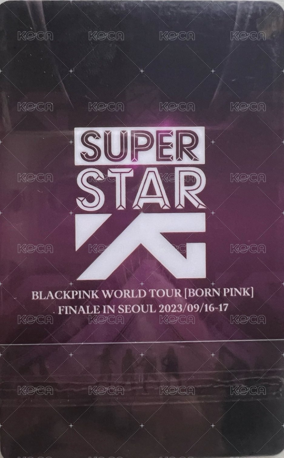 SSY 遊戲卡 bornpink首爾安可場 背面