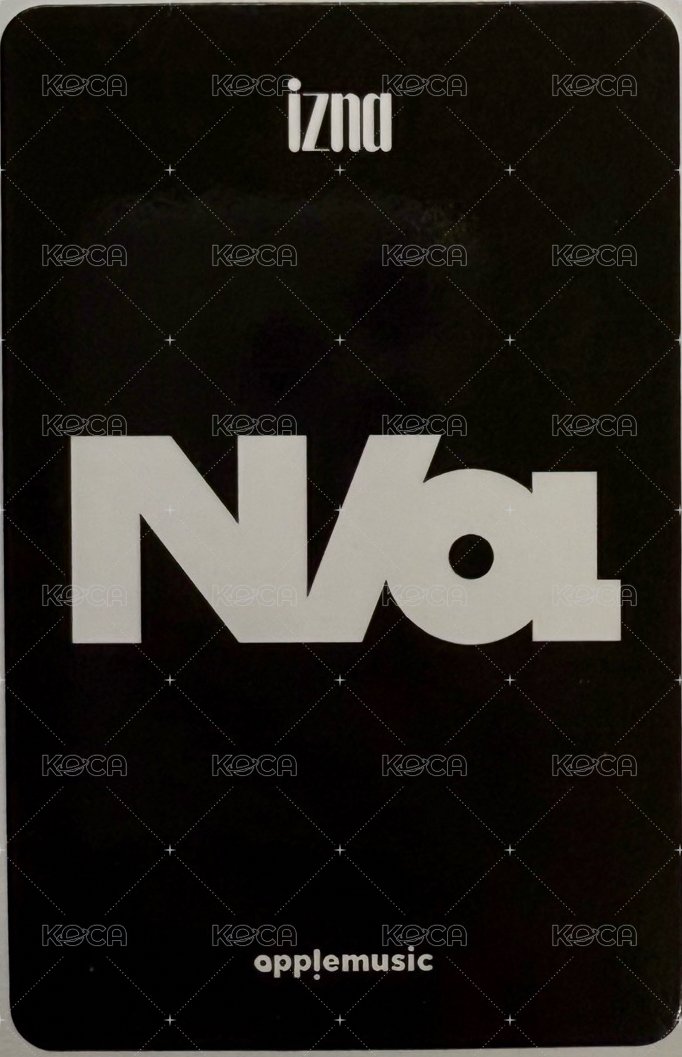 迷一 am 預售 特典卡  背面