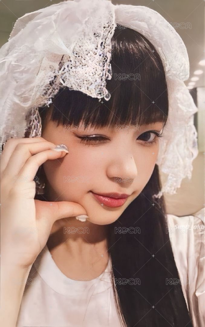 SUPER REAL ME 專輯卡 電子專固配 正面