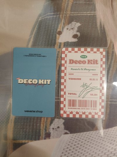 TXT Deco Kit 🎁 22 23 竣