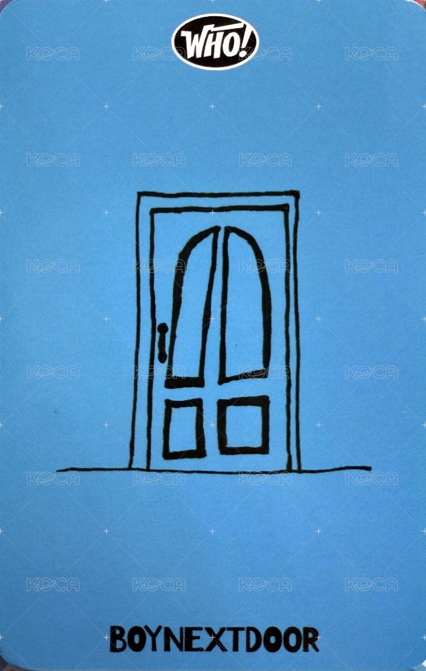 WHO! 打歌卡 出道 背面