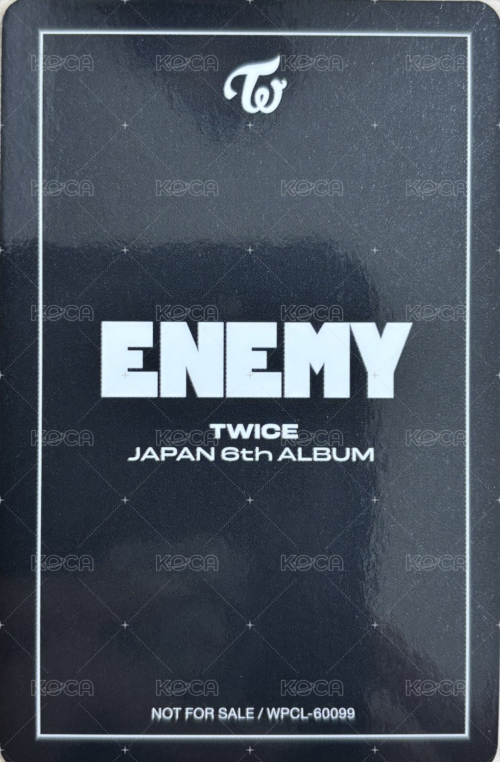 ENEMY 專輯卡 子瑜盤 背面