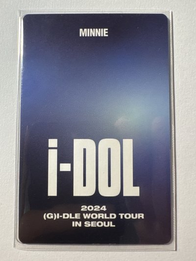 i-dle Minnie i-DOL世巡DVD固配小卡