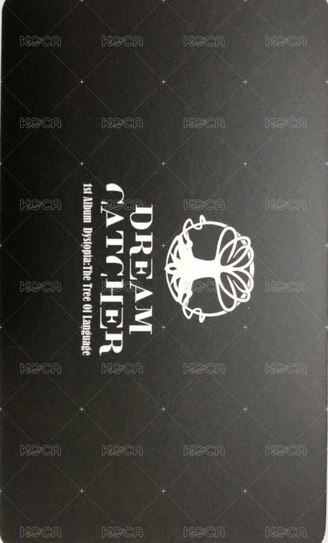 正規一輯 k4 特典卡  背面