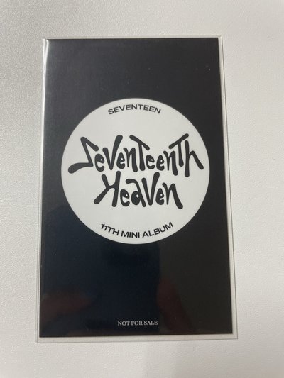 迷11 Heaven 環球 感謝祭 特典卡-Vernon 瀚率