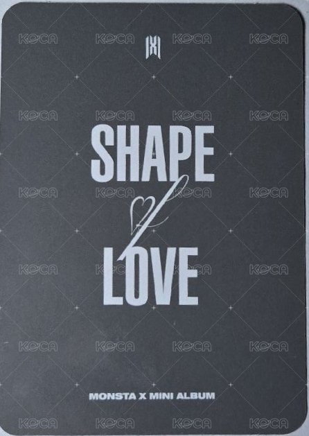 Love 專輯卡 雙人卡 背面