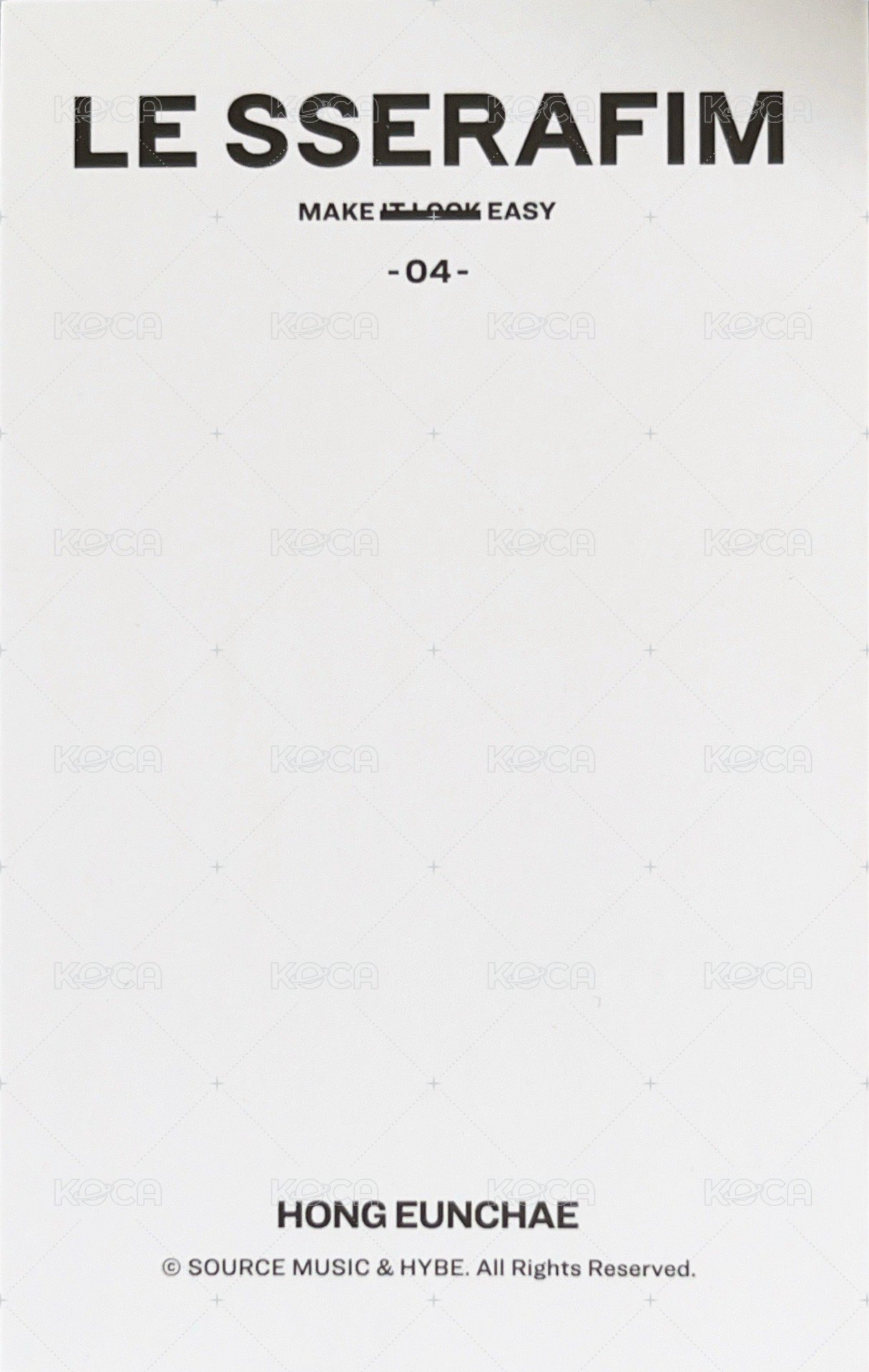 EASY 隨機卡 拍立得卡 背面