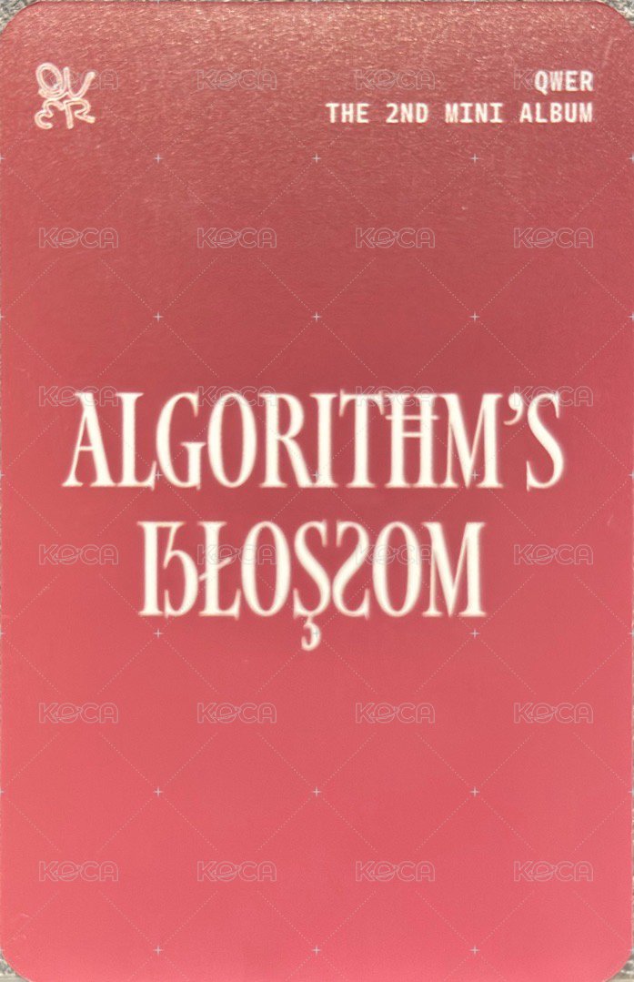 迷二 Kpopstore 線下 1.0 簽售卡  背面