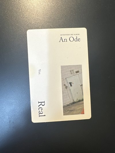 SEVENTEEN 正規3 REAL VER.專輯卡-淨漢