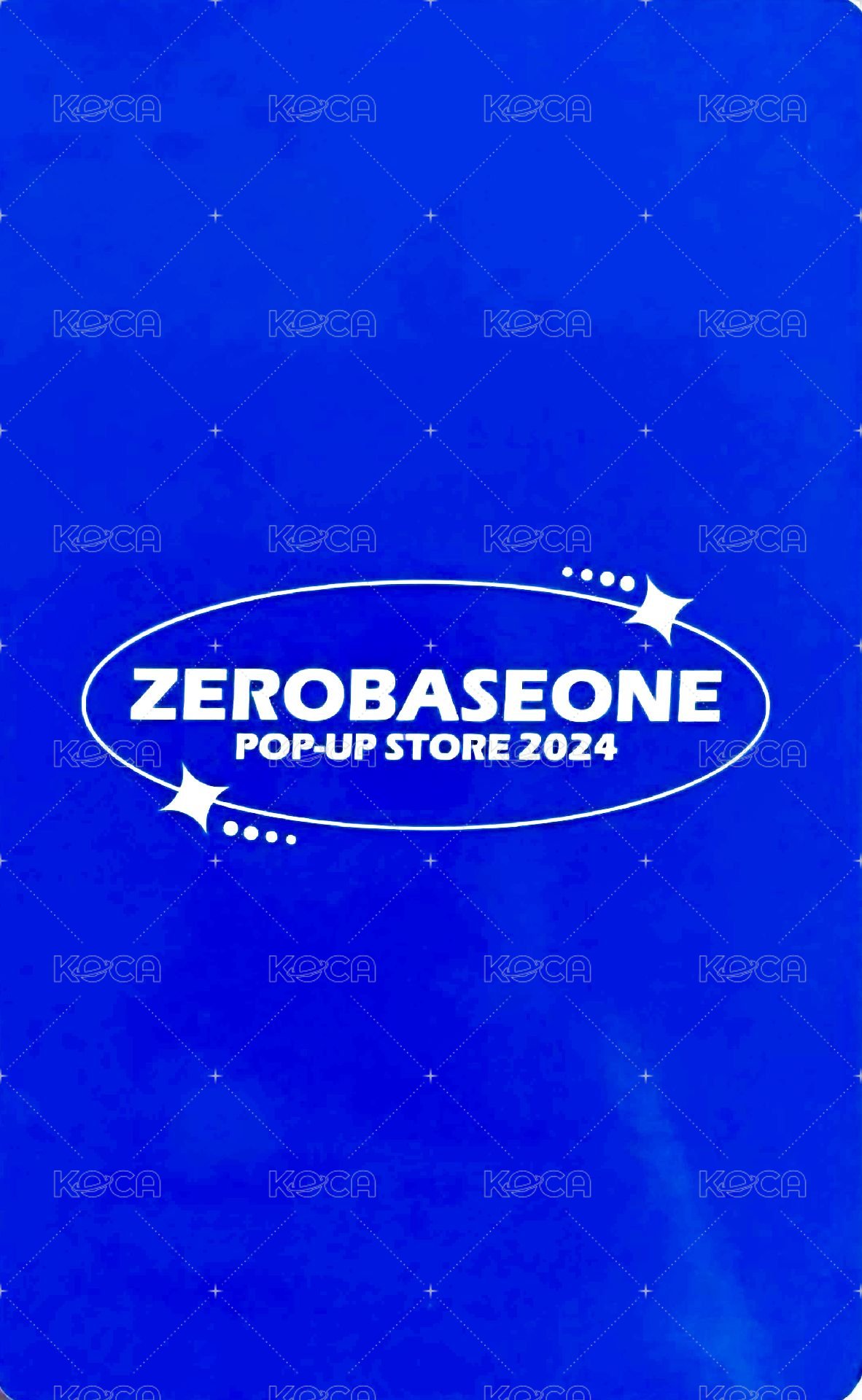 澀谷109快閃 滿額卡  背面