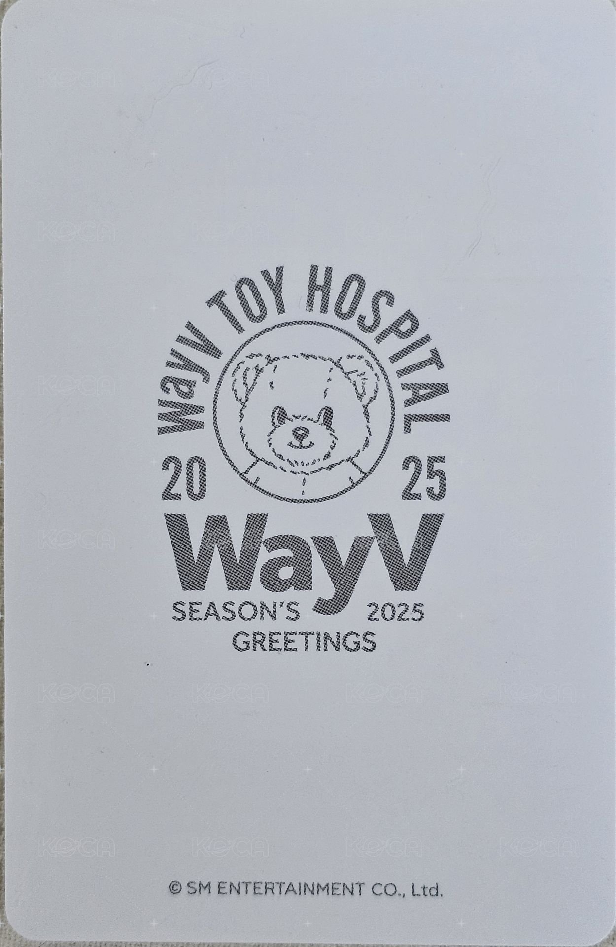 2025年曆 隨機卡  背面