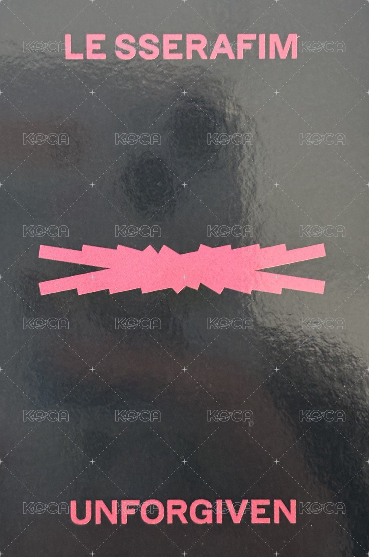 UNFORGIVEN k4 單封預售 特典卡  背面