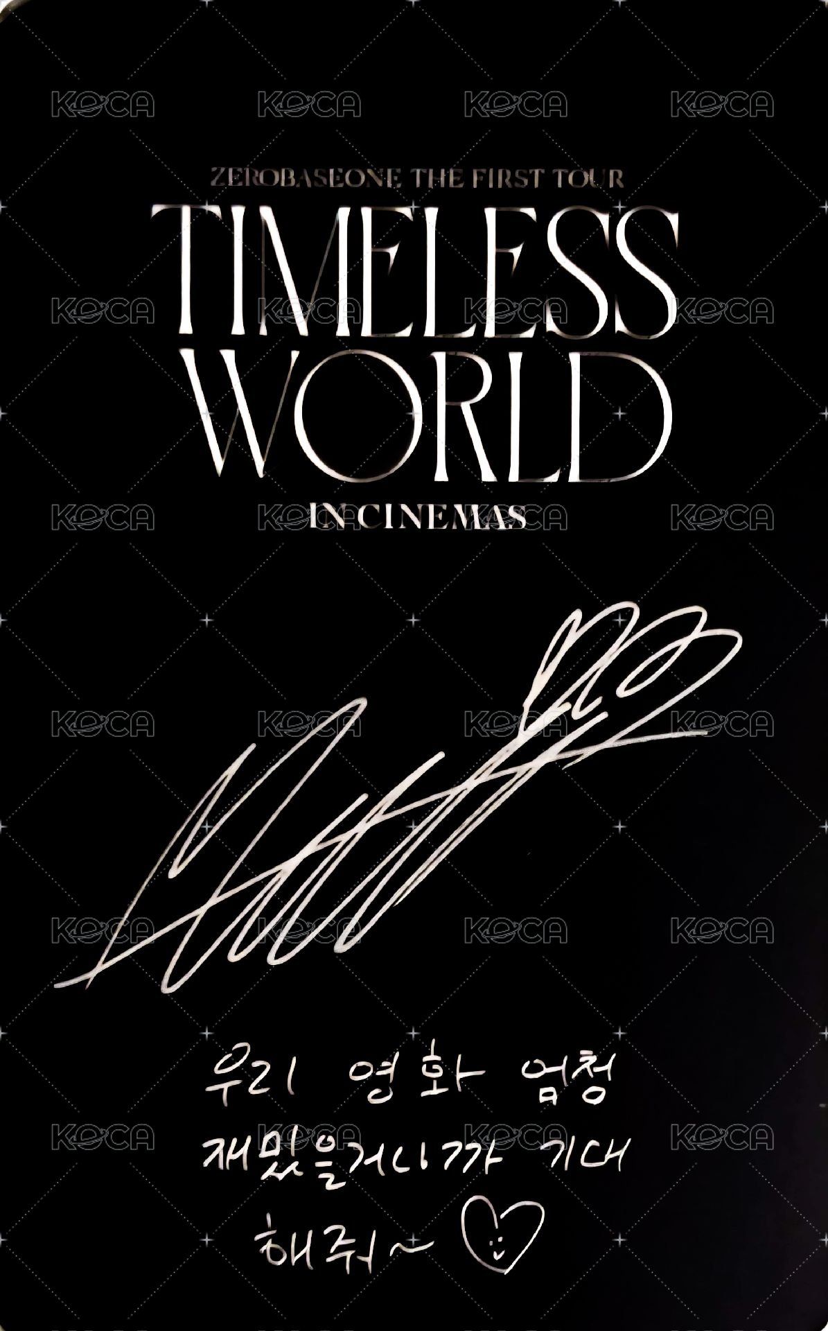 世巡TW 電影卡 第一週 背面