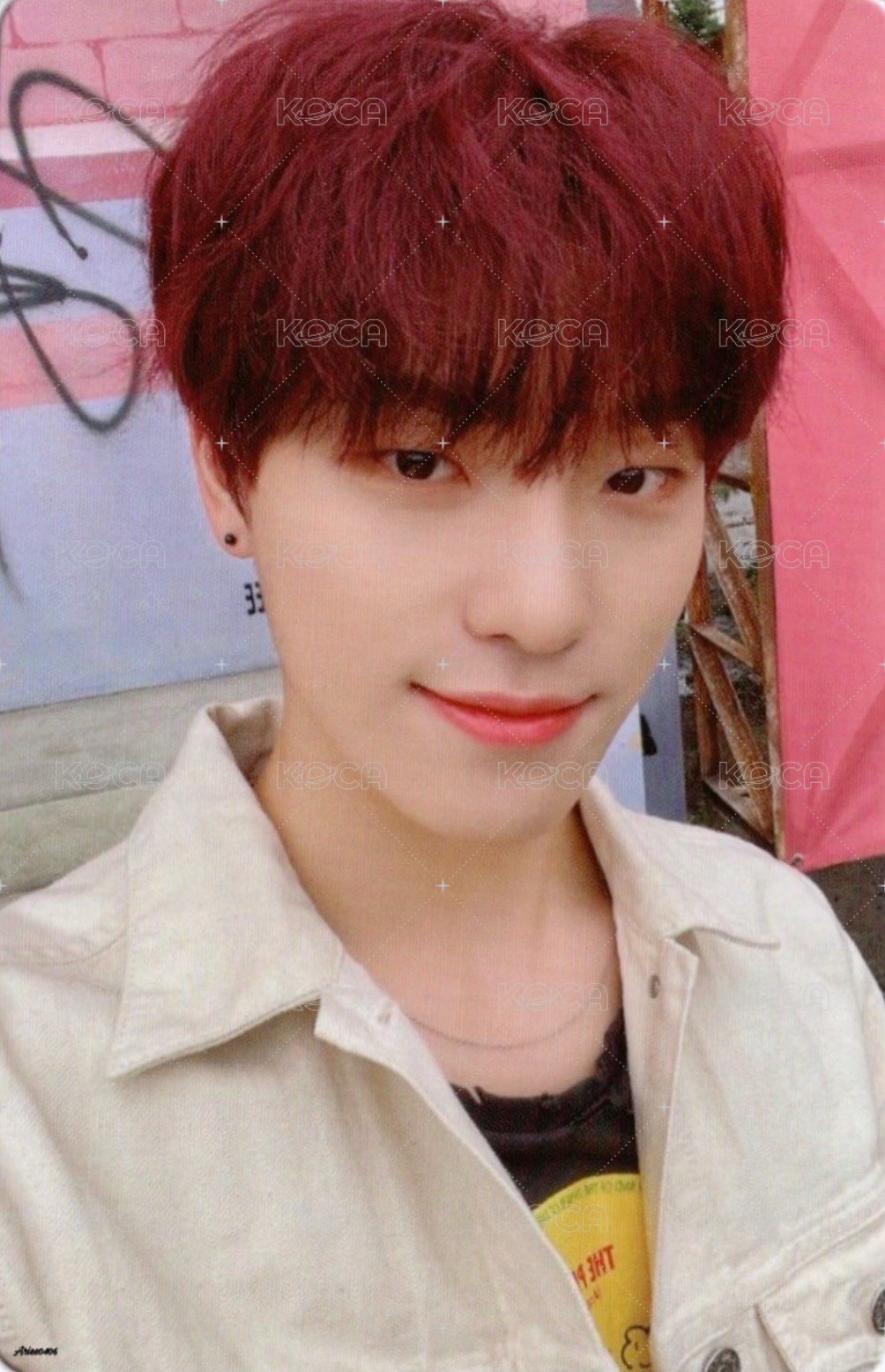 MINI8 yzy B 簽售卡  正面