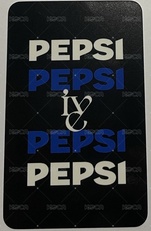 百事 代言卡 8.0 背面