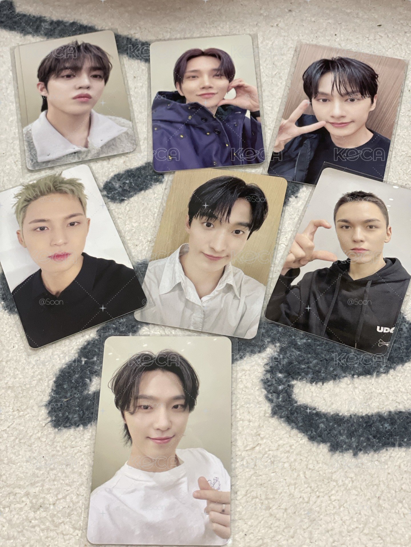 SEVENTEEN 十週年集章卡（哲秀碩率燦）