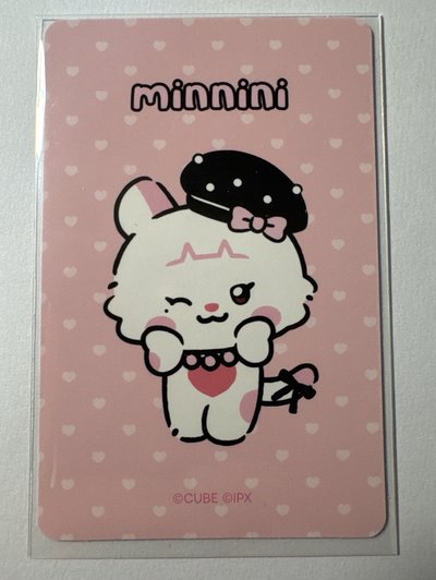 i-dle Minnie <We are>快閃店娃娃小卡