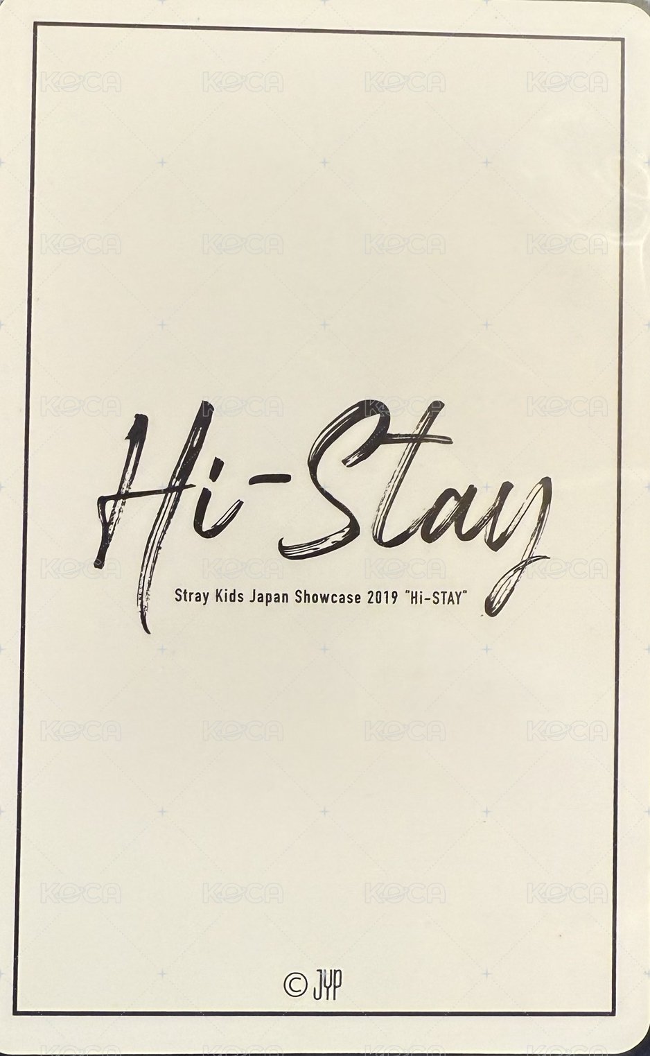 周邊卡 一代日周 Hi-stay 背面
