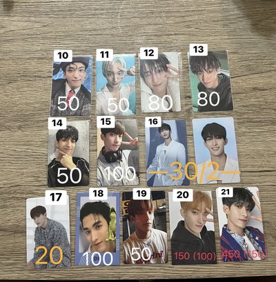 DK歷年小卡（耳環卡.Incomplete DVD卡）