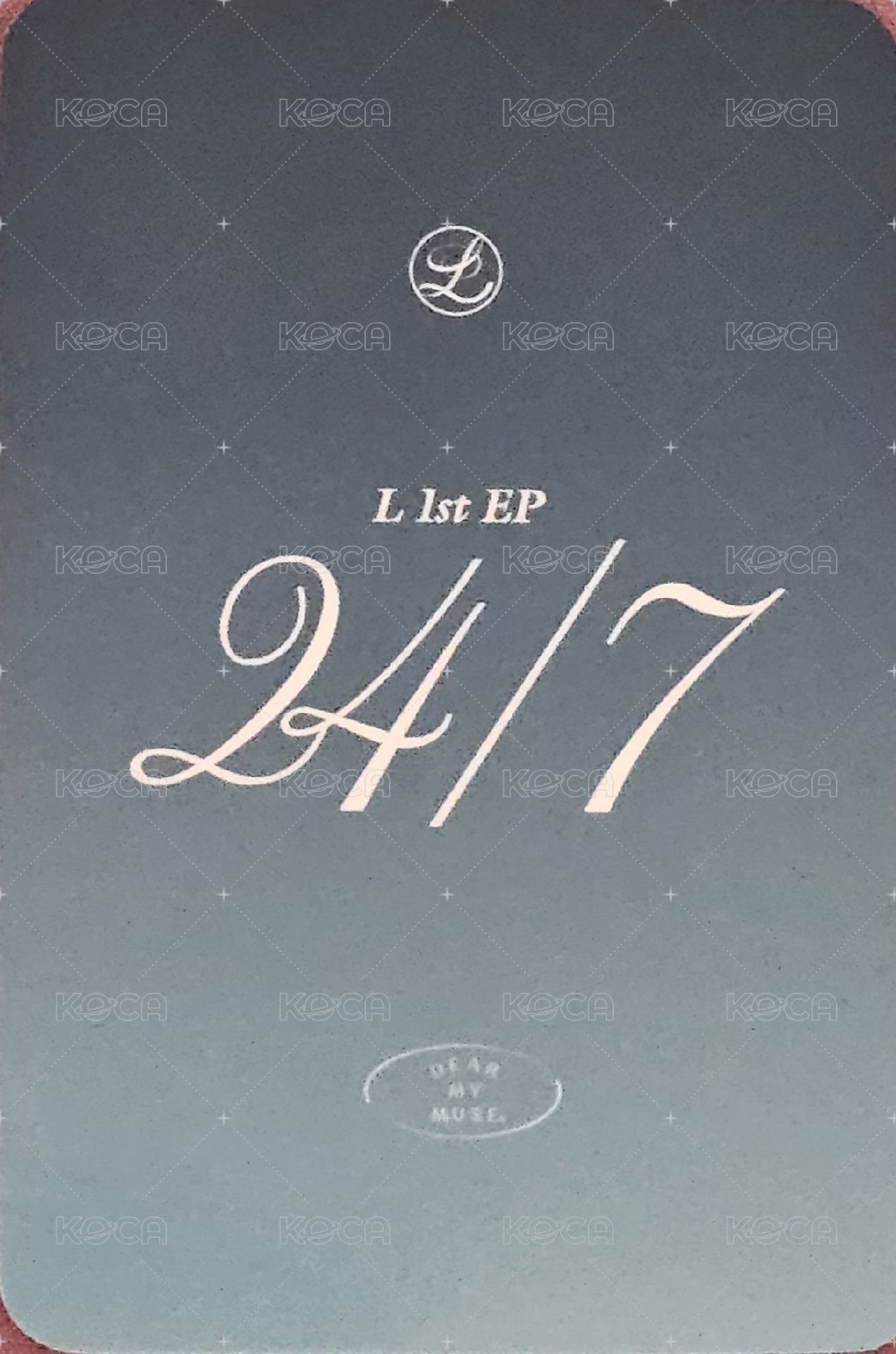 24/7 dmm 線上 2.0 簽售卡  背面