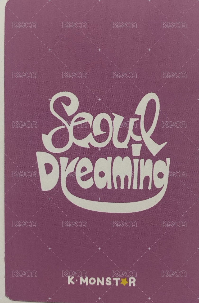 Seoul Dreaming km 特典卡  背面