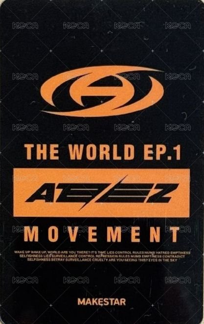 Movement ms 3.0 特典卡  背面