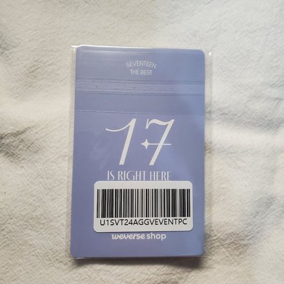 SEVENTEEN 淨漢 精選專 wvs特典