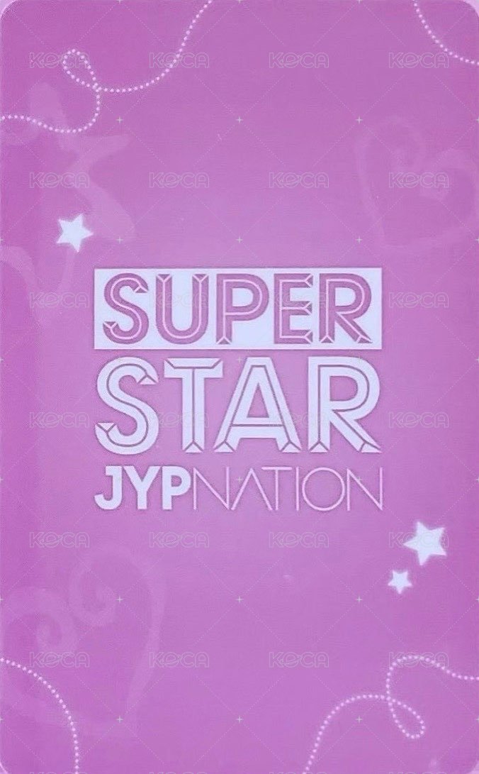 SUPERSTAR 遊戲卡 SKZ 5’CLOCK 背面