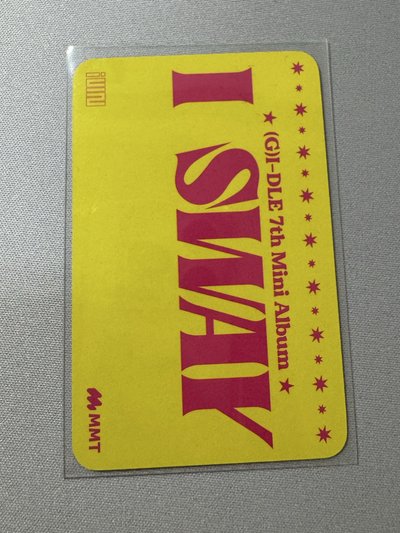 I SWAY MMT 特典卡