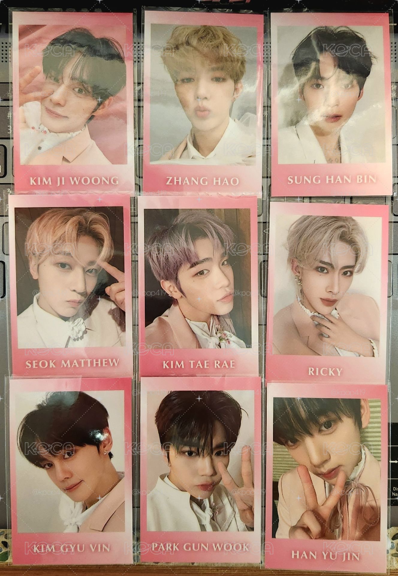 ZEROBASEONE JP FANCON 幸運賞 抽選卡 E賞拍立得小卡