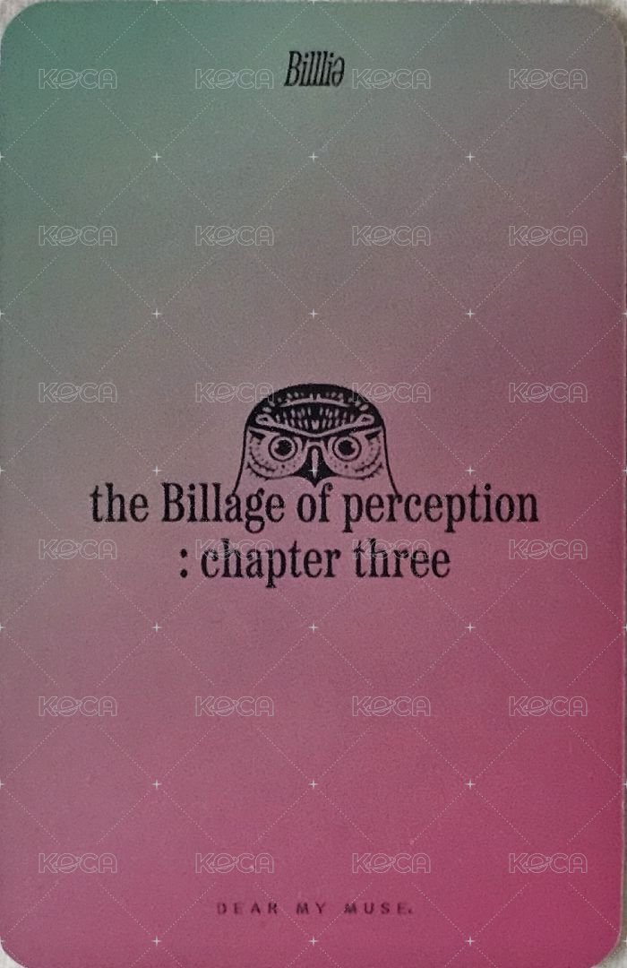 周邊卡 Billlie 鐵盒卡 - Tsuki  背面