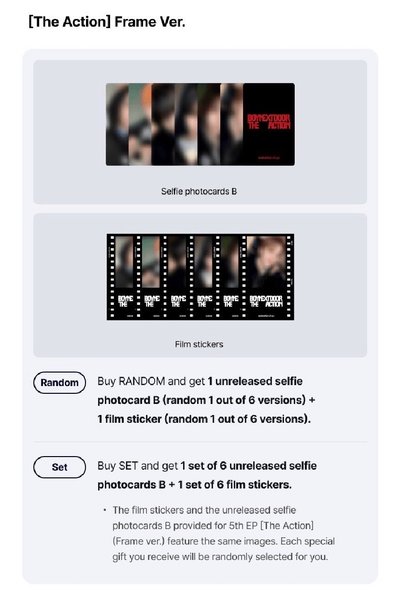 The Action Frame ver.單封