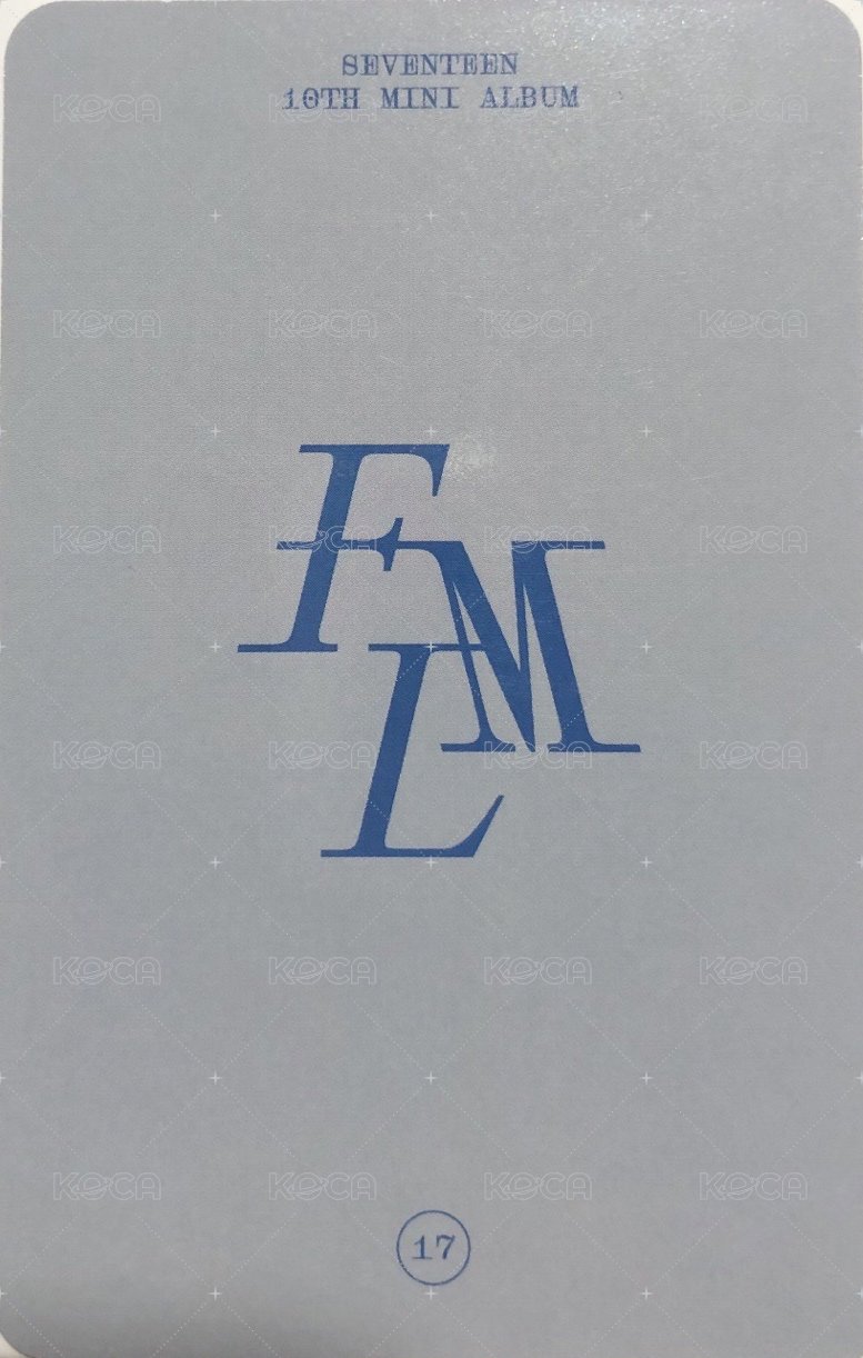 MINI10 蝦皮 特典卡  背面