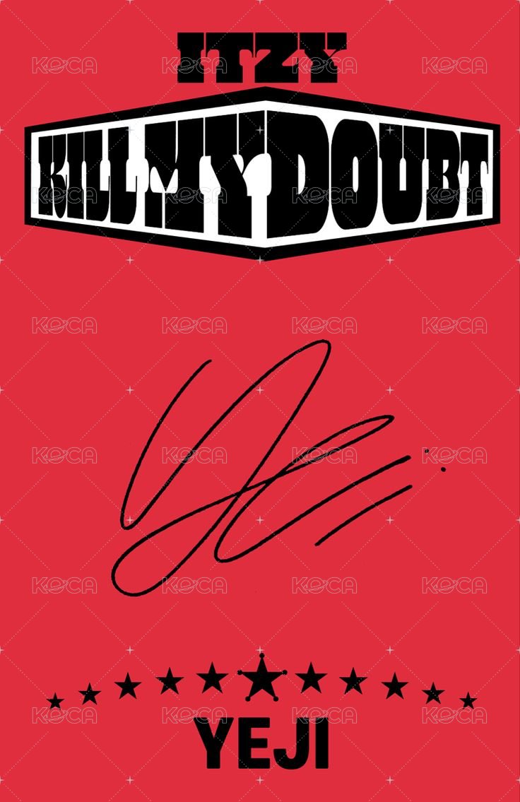 KILL MY DOUBT 專輯卡 普版 背面